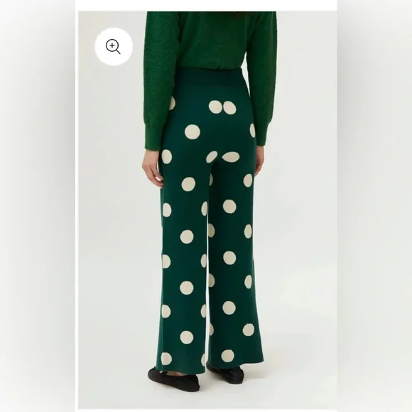 Green Polka Dot matching knit set - Picture 4 of 7